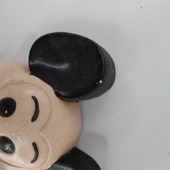 Vintage Mickey Mouse Face Bust Chalkware As Is HTF - Picture 11 of 11